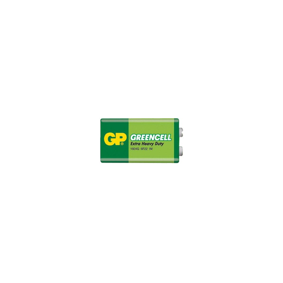 Baterie 6F22 (9V) Zn-Cl GP Greencell (fólie)