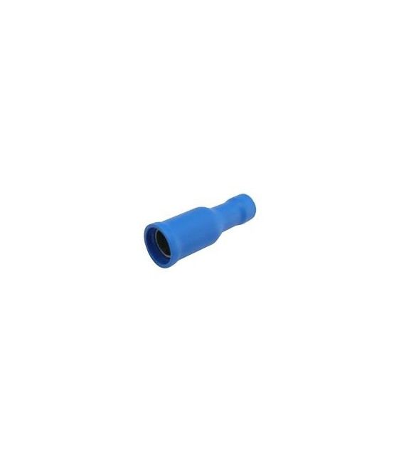 Zdířka kruhová 5mm, vodič 1.5-2.5mm modrá