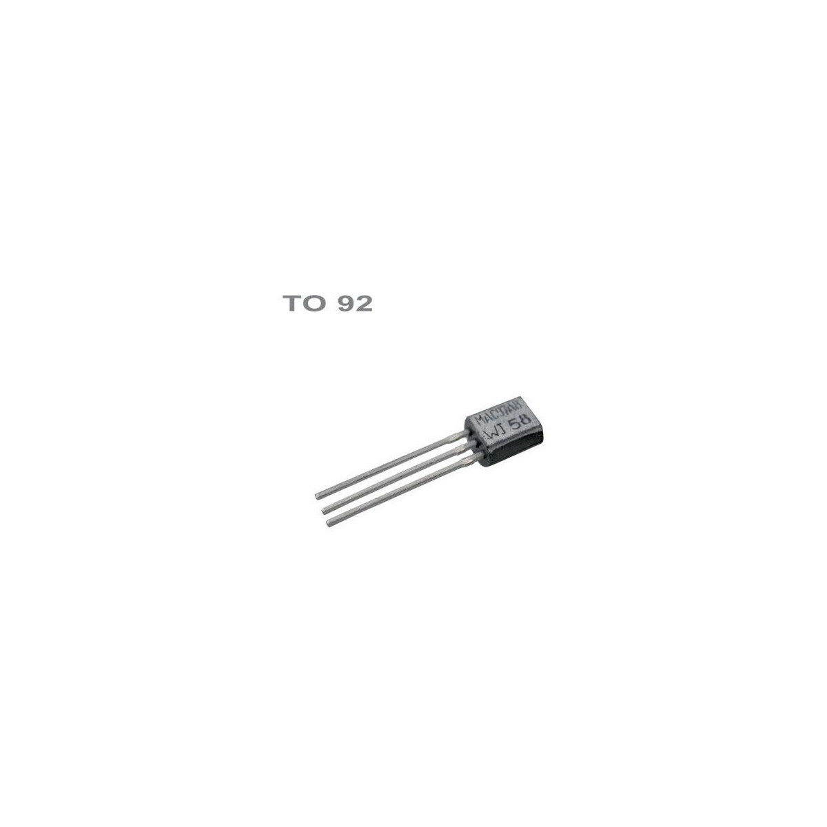Tranzistor BC557A PNP 30V,0.1A,0.5W,100MHz TO92