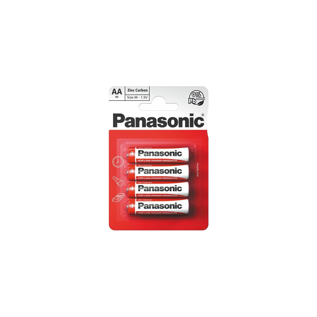 More about Baterie AA (R6) Zn-Cl PANASONIC Red 4ks / blistr