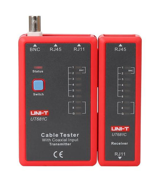 Tester kabelu UNI-T UT681C (RJ45, RJ11, BNC)