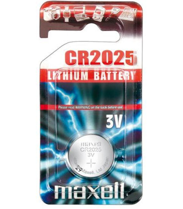 Baterie CR2025 MAXELL lithiová 1ks / blistr