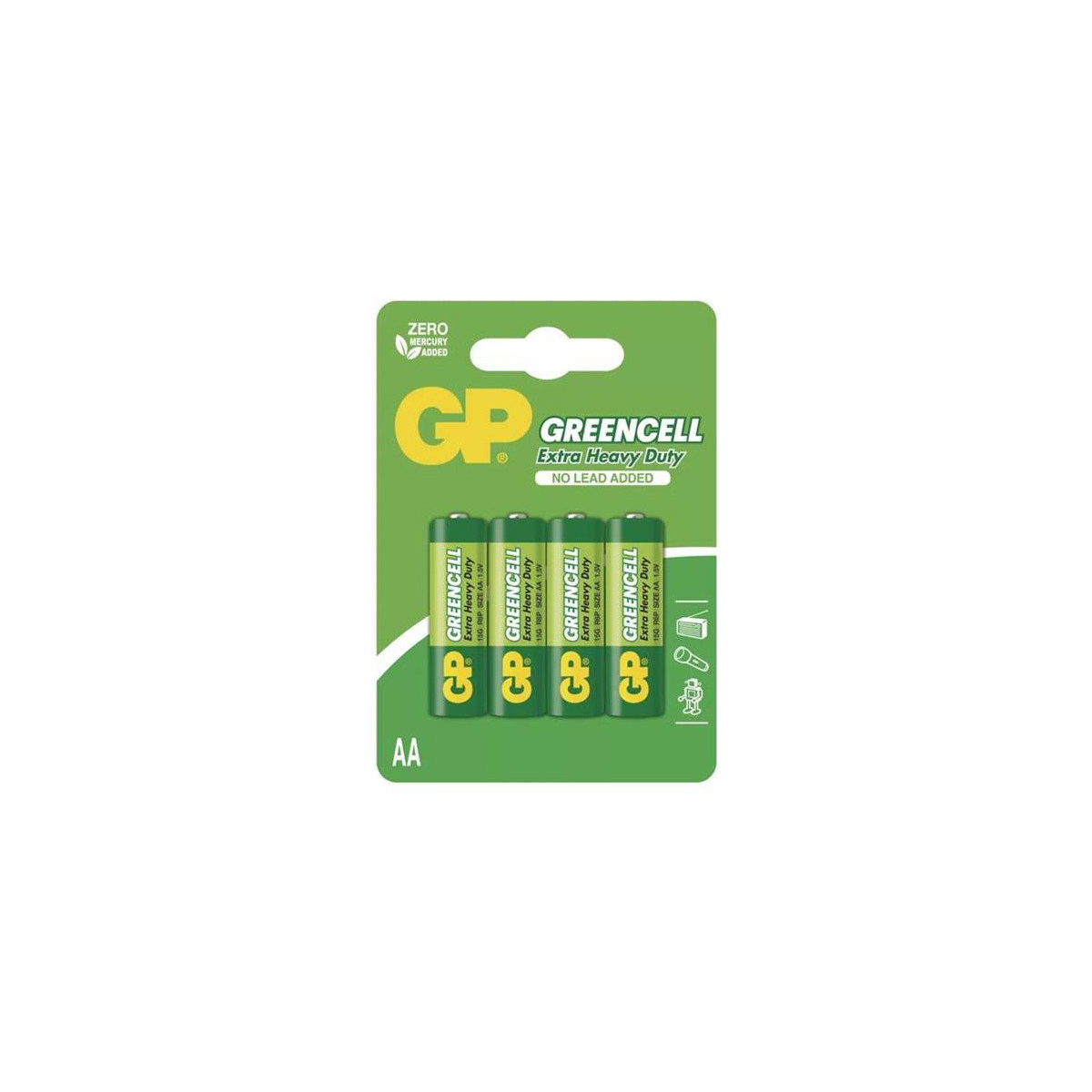 More about Baterie AA (R6) Zn-Cl GP Greencell 4ks