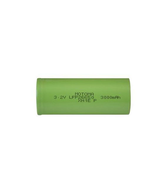 Baterie nabíjecí LiFePO4 26650 3,2V/3000mAh MOTOMA