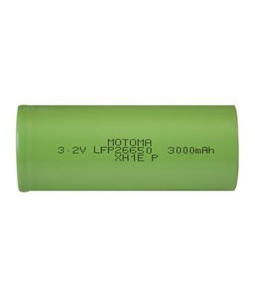 Baterie nabíjecí LiFePO4 26650 3,2V/3000mAh MOTOMA