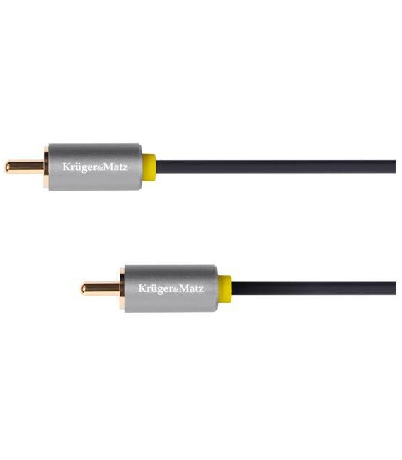 Kabel KRUGER & MATZ CINCH konektor/CINCH konektor 1m KM1201 Basic