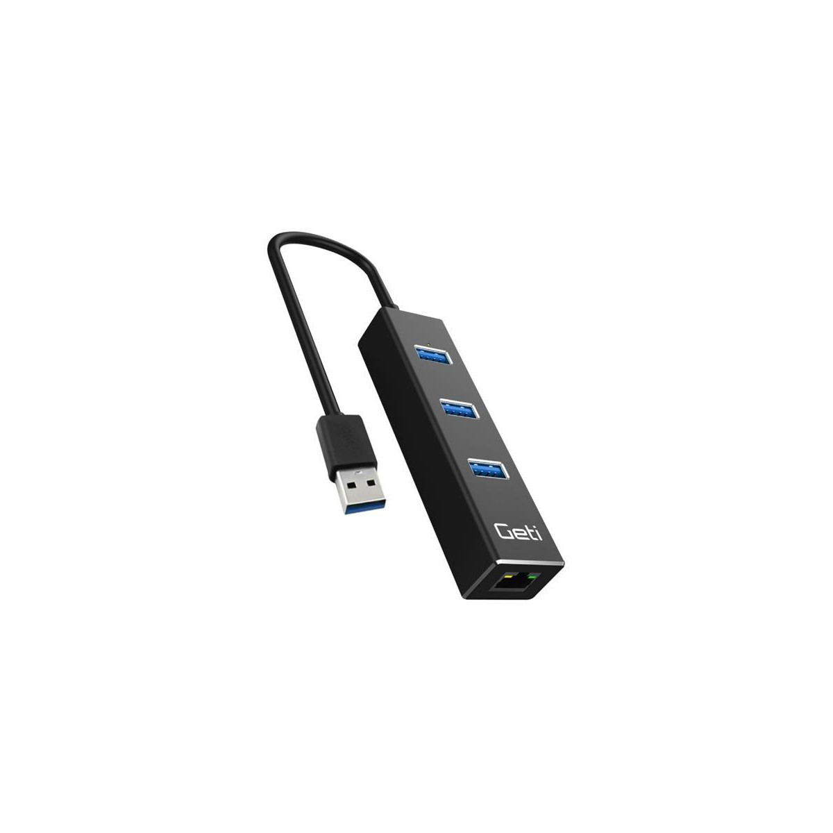 More about USB rozbočovač GETI GUH3AE 3x USB-A 3.0 + 1x Ethernet