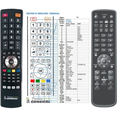 HITACHI CLE982 - dálkový ovladač - náhrada kompatibilní