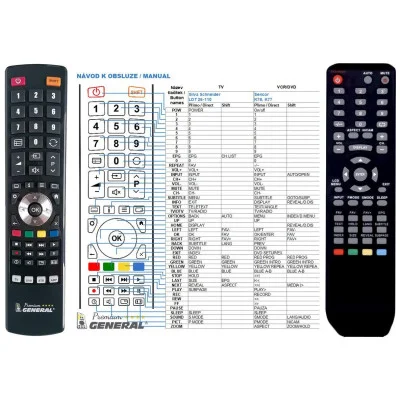 SILVA SCHNEIDER LDT 26-110HD - dálkový ovladač - náhrada kompatibilní