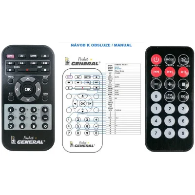 MUSE M-1250B - dálkový ovladač - náhrada kompatibilní