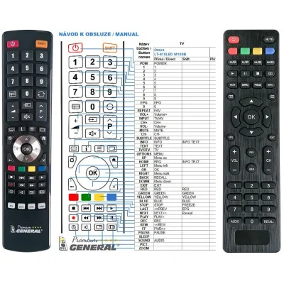 ORAVA LT-615LED M100B - dálkový ovladač - náhrada kompatibilní