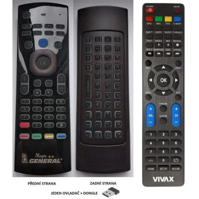 VIVAX 50UHD122T2S2SM - magický dálkový ovladač - náhrada kompatibilní