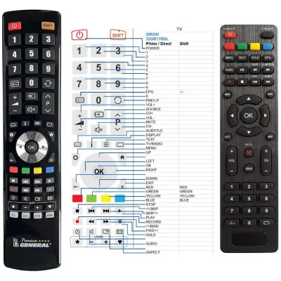 ORION 32OR17RDL - dálkový ovladač - náhrada kompatibilní