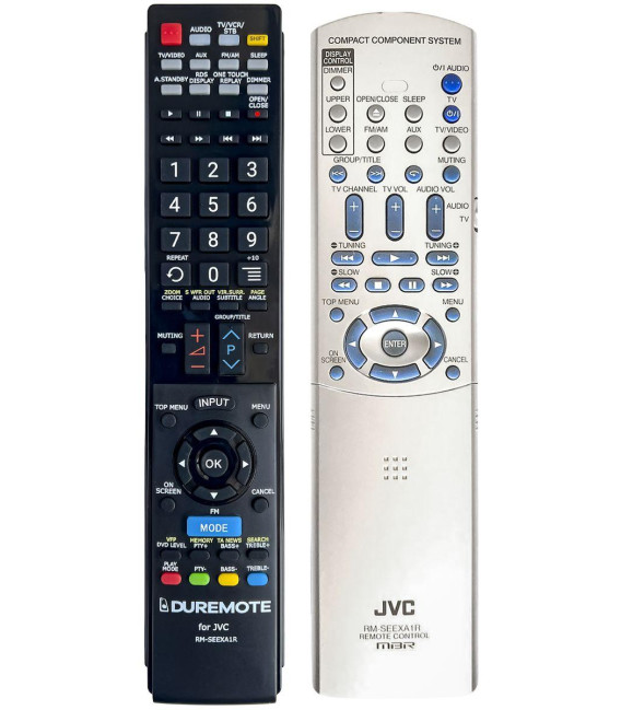 JVC RM-SEEXA1R - dálkový ovladač, duplikát kompatibilní