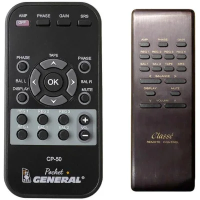 CLASSÉ CP-50 - dálkový ovladač - duplikát kompatibilní
