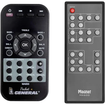 MAGNAT MA600 - dálkový ovladač - duplikát kompatibilní
