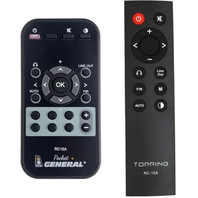 TOPPING RC-15A, RC15A - dálkový ovladač - duplikát kompatibilní