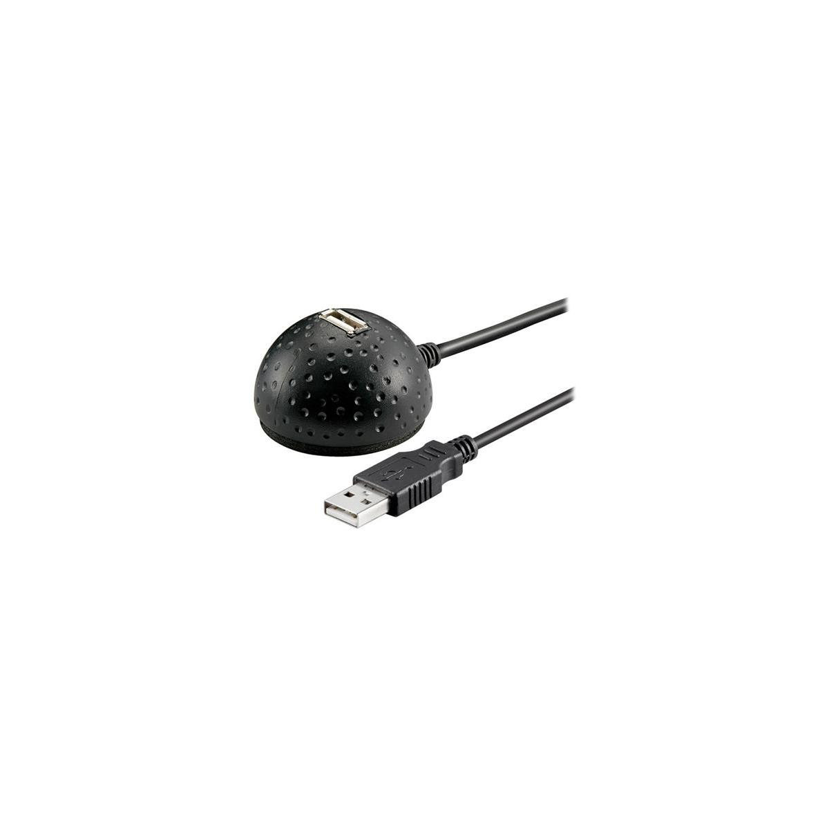 More about Kabel USB 2.0 GOOBAY prodlužovací s podstavcem na stůl, černý
