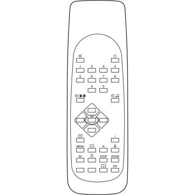 TESLA RR104 - náhradní dálkový ovladač kompatibilní
