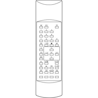 Tesla RR103 náhradný diaľkový ovládač kompatibilný