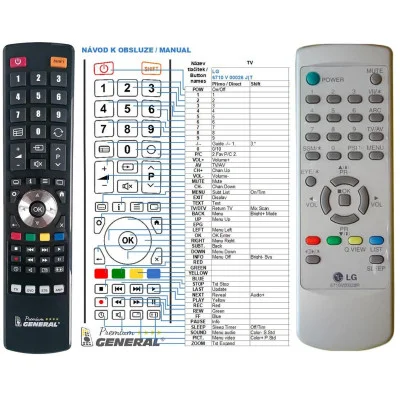 LG 6710V00026R - dálkový ovladač - náhrada kompatibilní