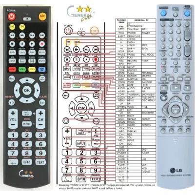 LG AKB31199305 - dálkový ovladač - náhrada kompatibilní