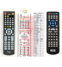 ECG DVD player - dálkový ovladač náhrada kompatibilní