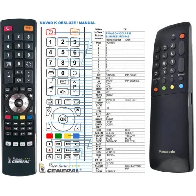 PANASONIC TNQ8E-0463 - dálkový ovladač - náhrada kompatibilní