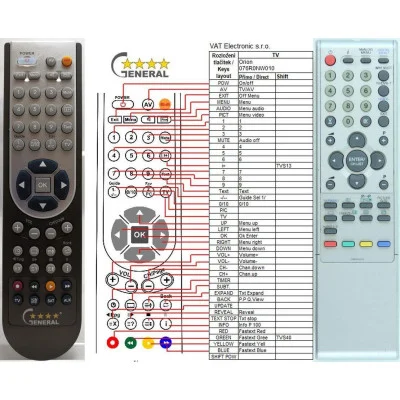 ORION R076R0MB010, 076R0NV010 - dálkový ovladač - náhrada kompatibilní