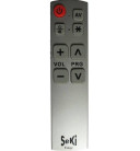 SEKI EASY stříbrno-černý - samoučící dálkový ovladač kompatibilní