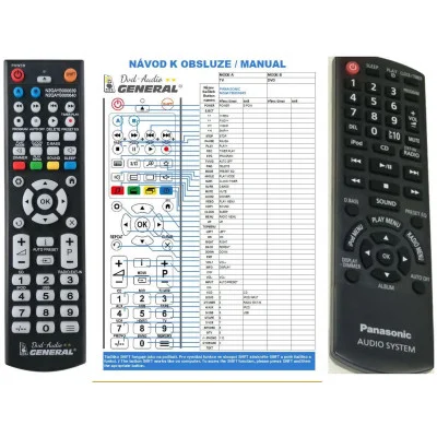 PANASONIC N2QAYB000640 - dálkový ovladač - duplikát kompatibilní