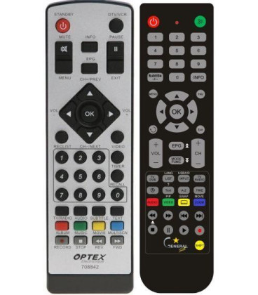 Optex ORT8842 - Náhradný diaľkový ovládač kompatibilný