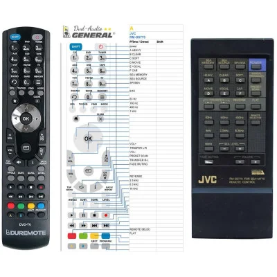 JVC RM-SS770 - dálkový ovladač - náhrada kompatibilní