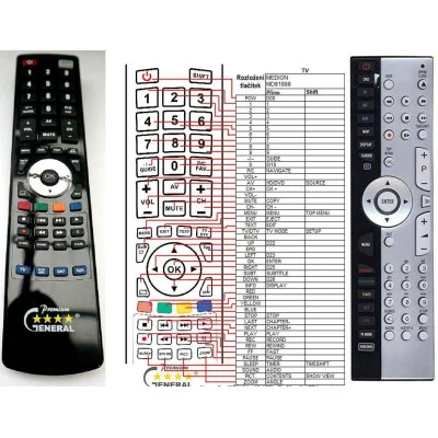 MEDION MD81888, MD82999 - dálkový ovladač - náhrada kompatibilní