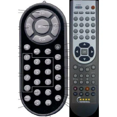 DENVER DFT-709 - dálkový ovladač - náhrada kompatibilní