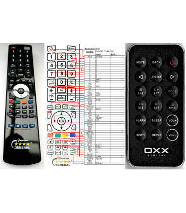 OXX DIGITAL TUBE WIFI - dálkový ovladač - náhrada kompatibilní