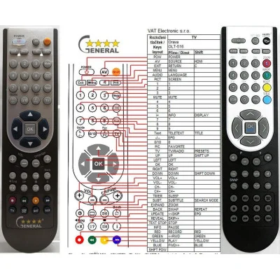 ORAVA LT-516 - dálkový ovladač - náhrada kompatibilní