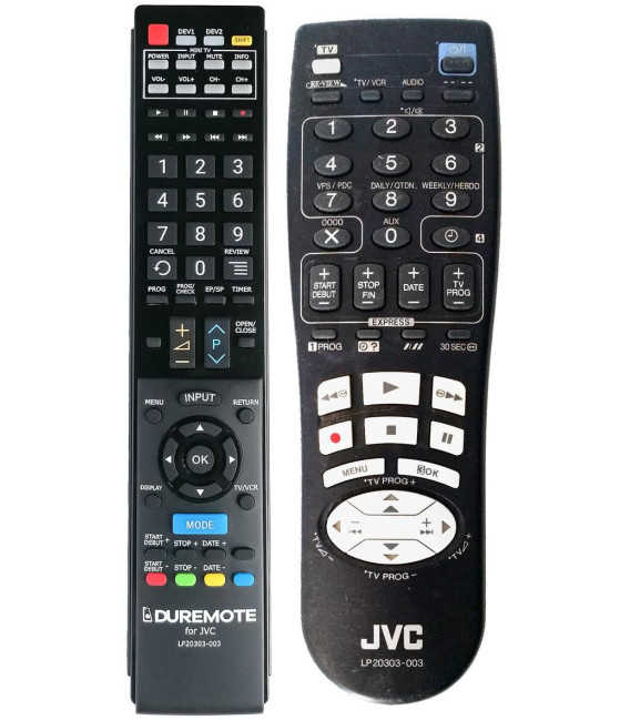 JVC LP20303-003 - dálkový ovladač, duplikát kompatibilní