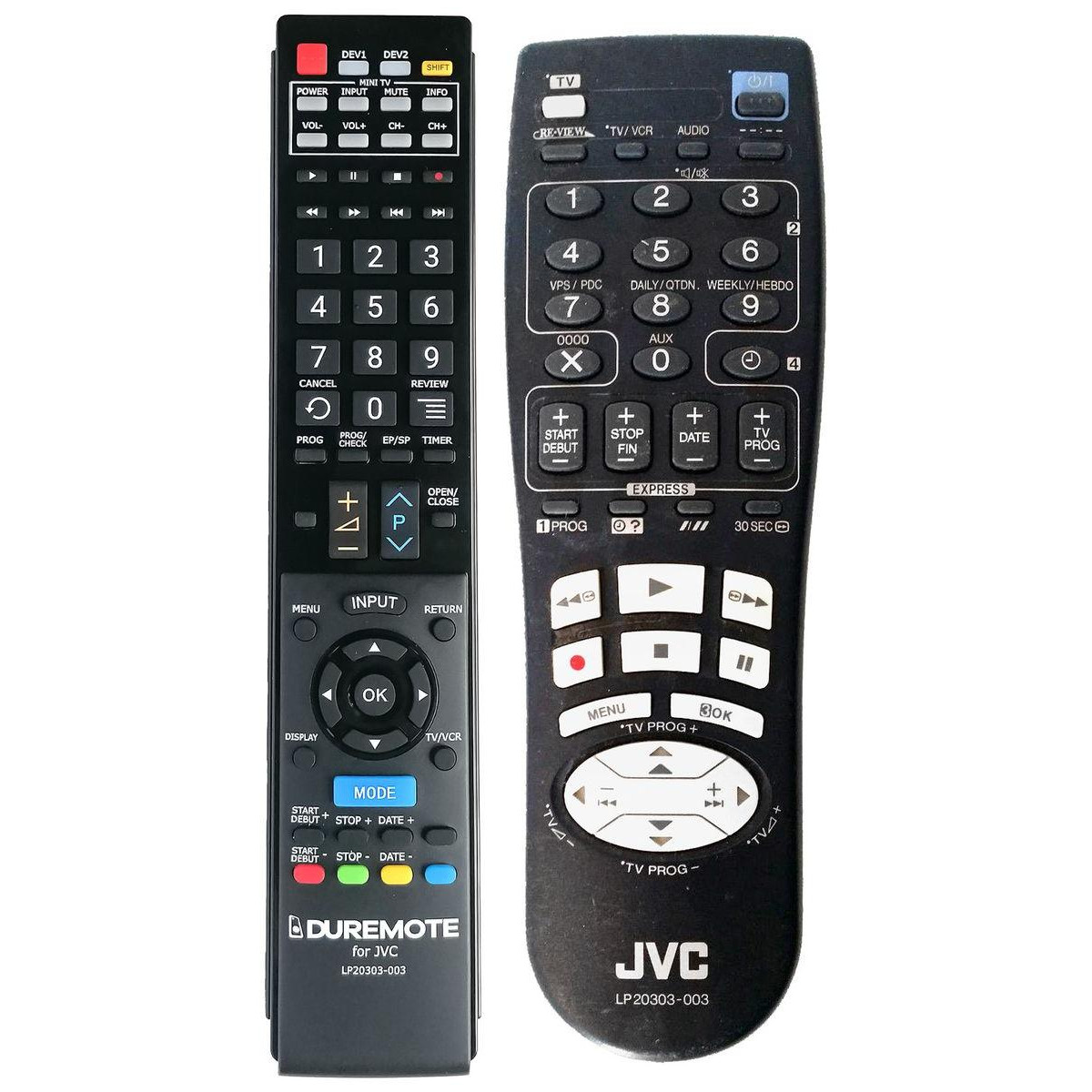 JVC LP20303-003 plus ovládání TV (mini TV) - dálkový ovladač duplikát kompatibilní
