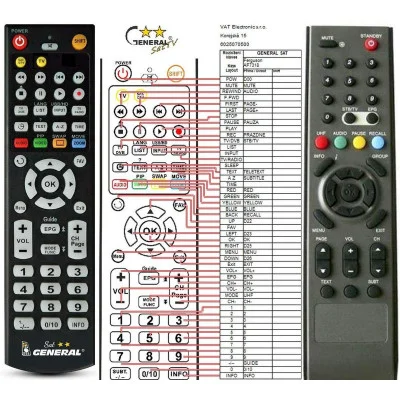 FERGUSON AF6318CR, AF7318, AF3318 - dálkový ovladač - náhrada kompatibilní