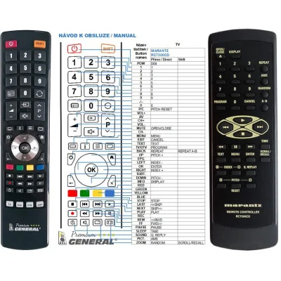 MARANTZ RC7300CD - dálkový ovladač - náhrada kompatibilní
