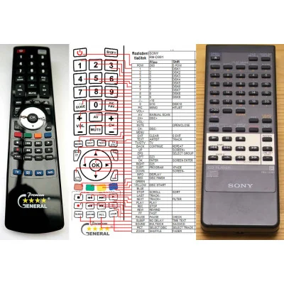 SONY RM-D991 - dálkový ovladač - náhrada kompatibilní