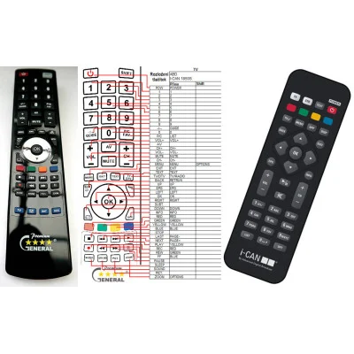 I-CAN 1850S - dálkový ovladač - náhrada kompatibilní