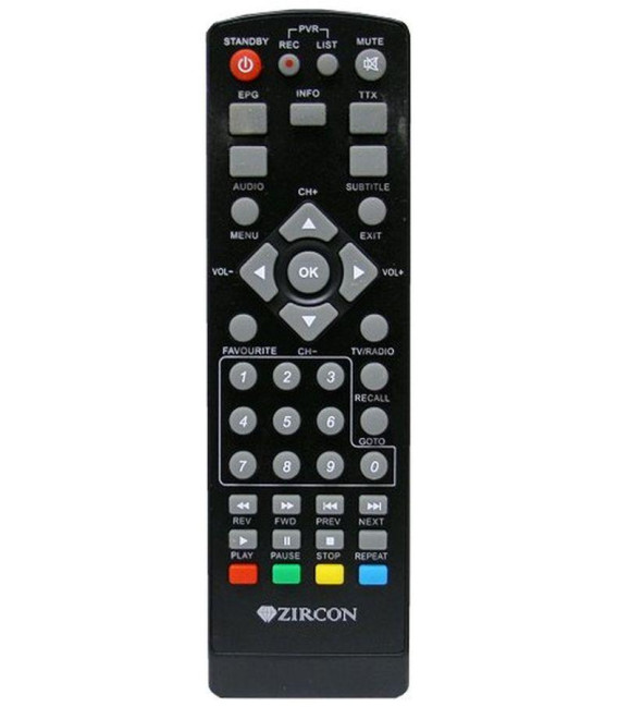 ZIRCON T-HD - originální dálkový ovladač