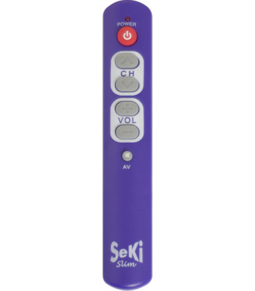 SEKI SLIM fialový - samoučící dálkový ovladač kompatibilní