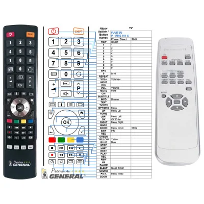 FUJITSU SIEMENS P-RMS101-S - dálkový ovladač - náhrada kompatibilní