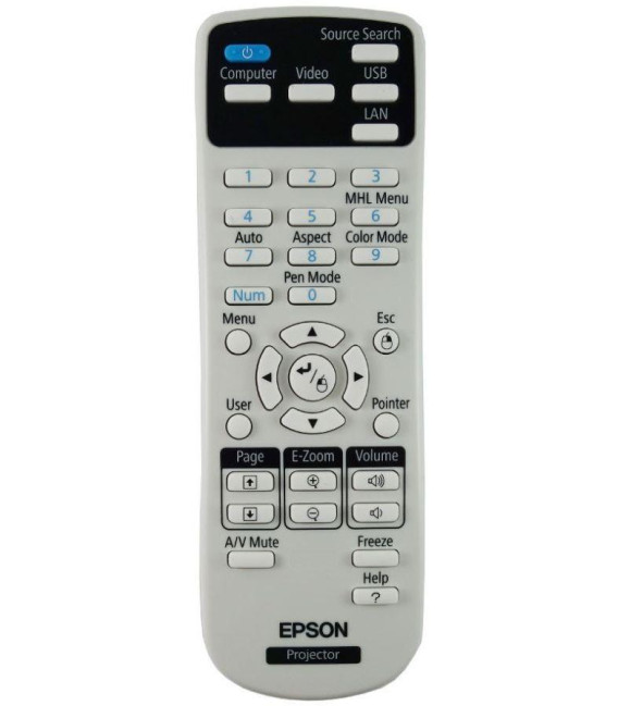 EPSON EB-520, EB-525, EB-530, EB-535, EB-536Wi, EB-570, EB-575, EB-580, EB-585, 1613717 - originální dálkový ovladač