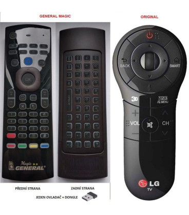 LG AN-MR400, AKB73855601, AKB73775901, AKB73757501 - magický dálkový ovladač - náhrada kompatibilní