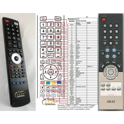 AKAI BN59-00429D - dálkový ovladač - náhrada kompatibilní