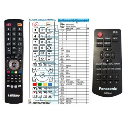 PANASONIC N2QAYA000099 - dálkový ovladač - náhrada kompatibilní